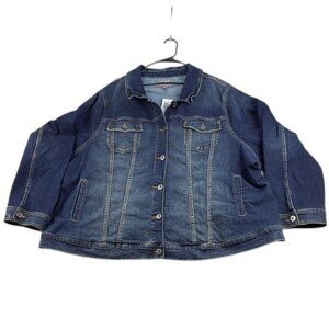 Torrid Jean Jacket Medium Wash New With Tags Women’s Plus Size 6